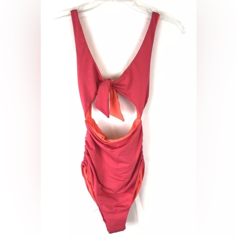 Stella McCartney Women’s Size Extra Small Red Cut Out One Piece Swimsuit
